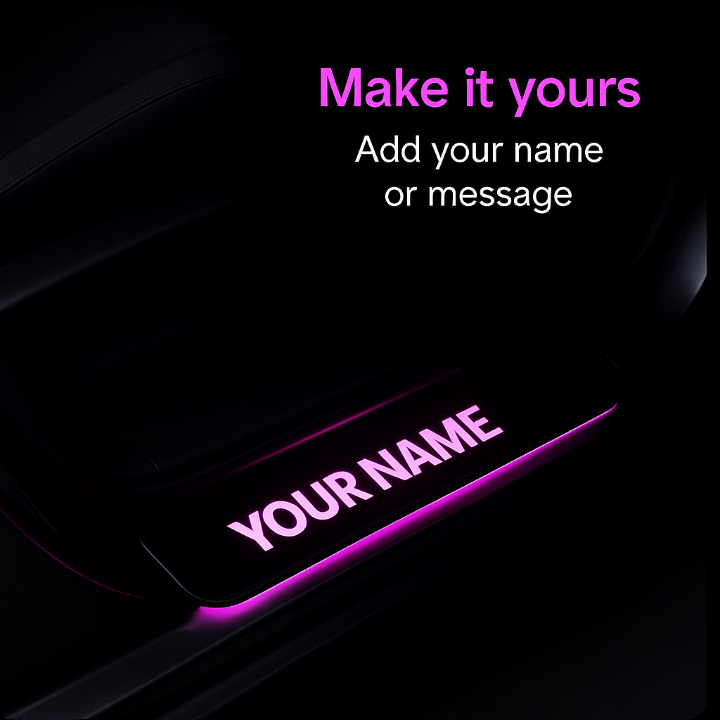 CUSTOM LED Door Light – Personalized Glow 🎀